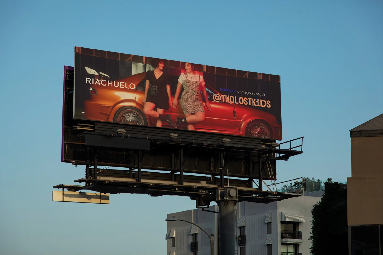 Outdoor da campanha Riachuelo